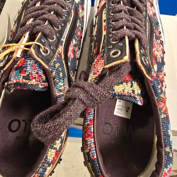 Vans OTW Old Skool 36 Vibram Floral Rivets Black Men Size 10 VN000D2GBLA1 NEW - Picture 7 of 13